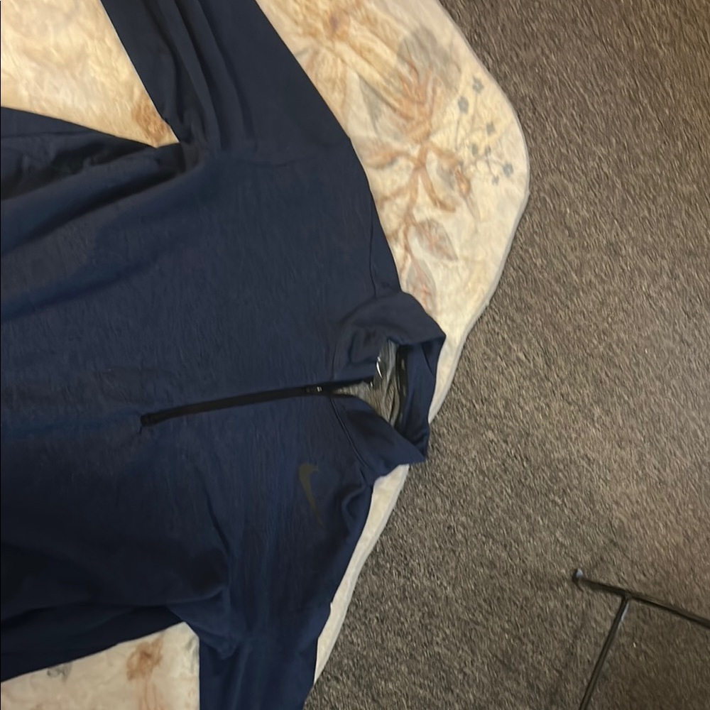 Nike Deep Blue Quarter-Zip Top